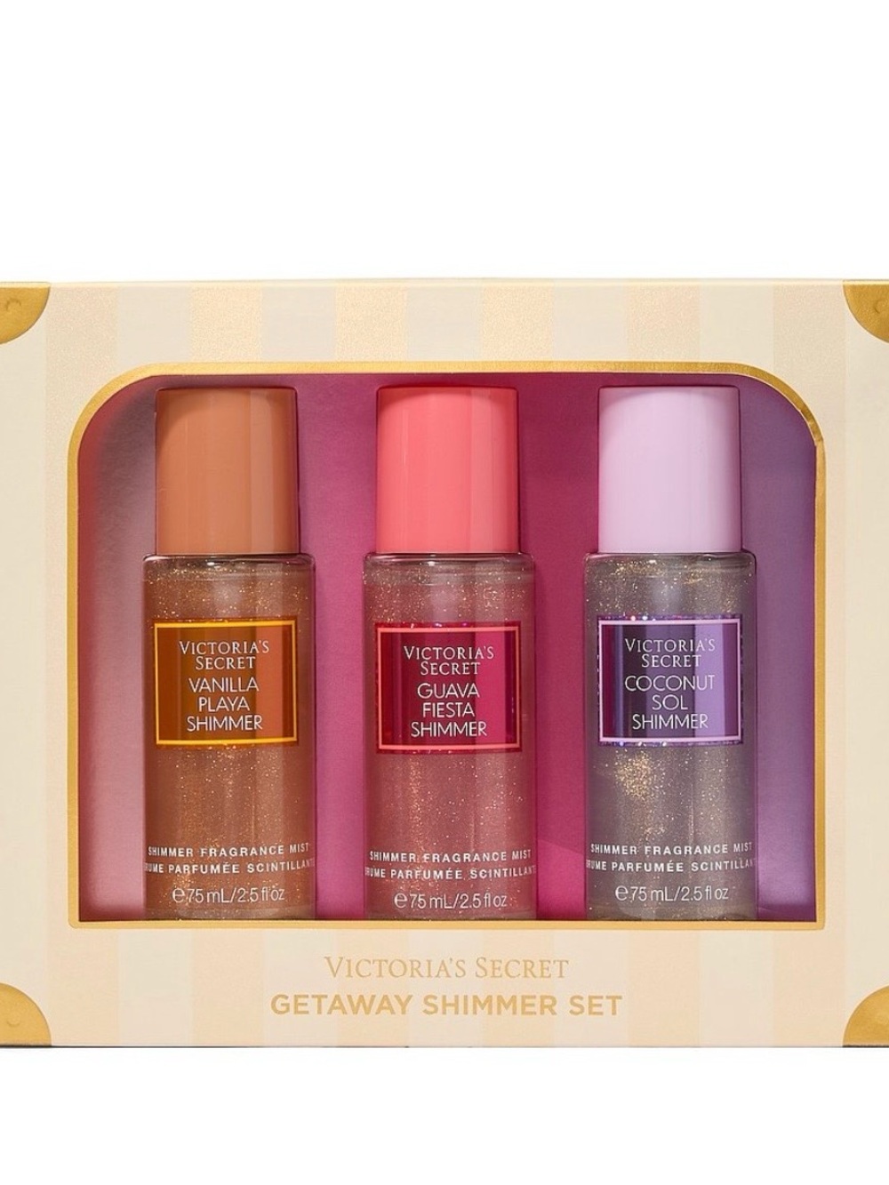 Victoria's Secret 3-piece shimmer gift set